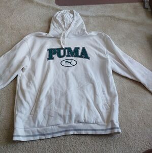 PUMA MENS 2X WHITE SWEATSHIRT
